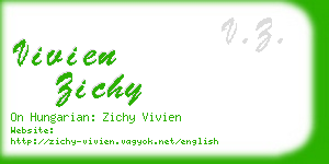 vivien zichy business card